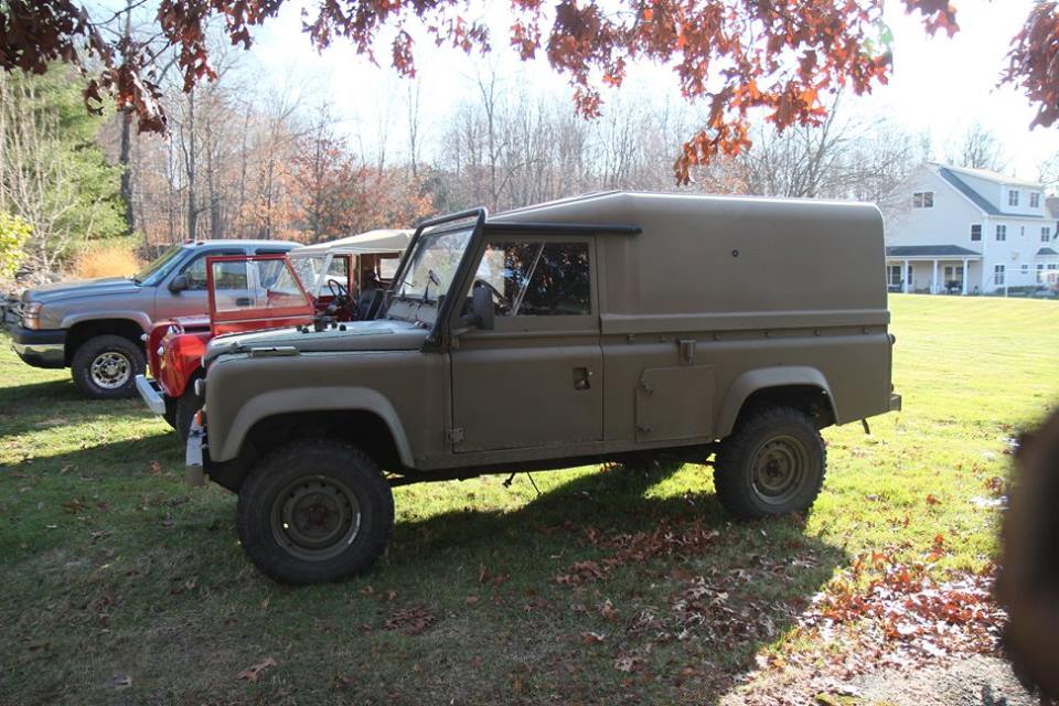 The Land Rover just as it arrived.