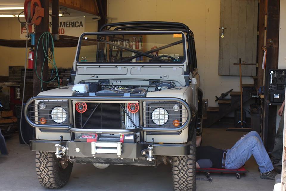 A Brownchurch brush guard and heated windshield is installed.